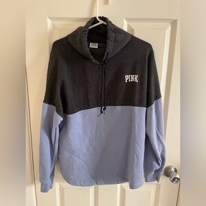 Love PINK purple and grey hoodie size small